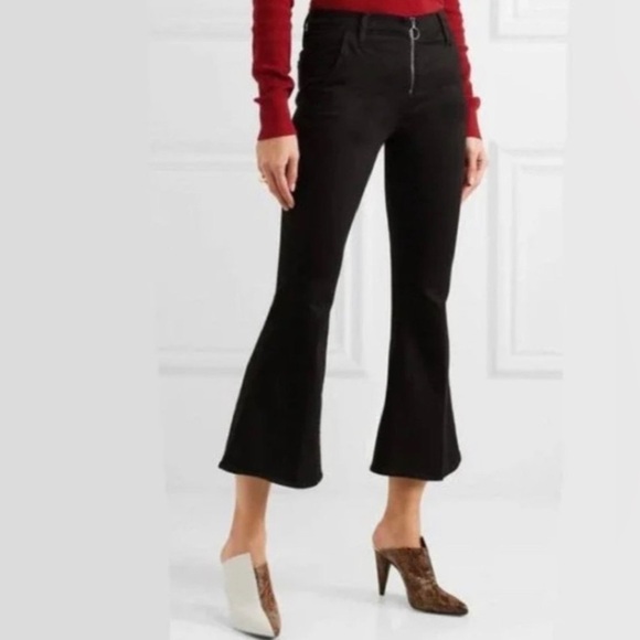 Frame Denim Denim - FRAME Le Crop Bell Jeans Flare - Black - Size 26